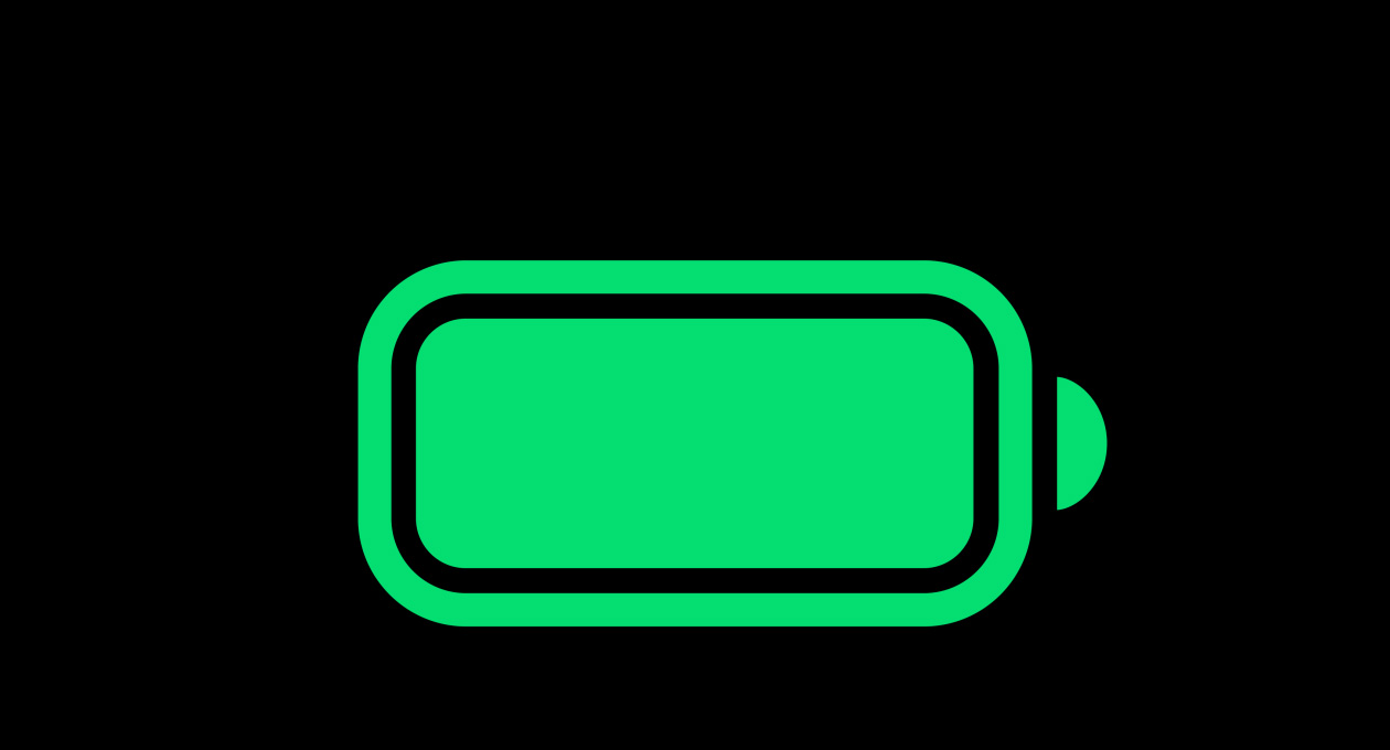 充滿電的電池圖像