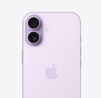 Tył obudowy iPhone’a 17 w kolorze lawendy, system dwóch aparatów Fusion w lewym górnym rogu